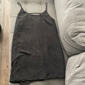 Womens black spaghetti strap dress